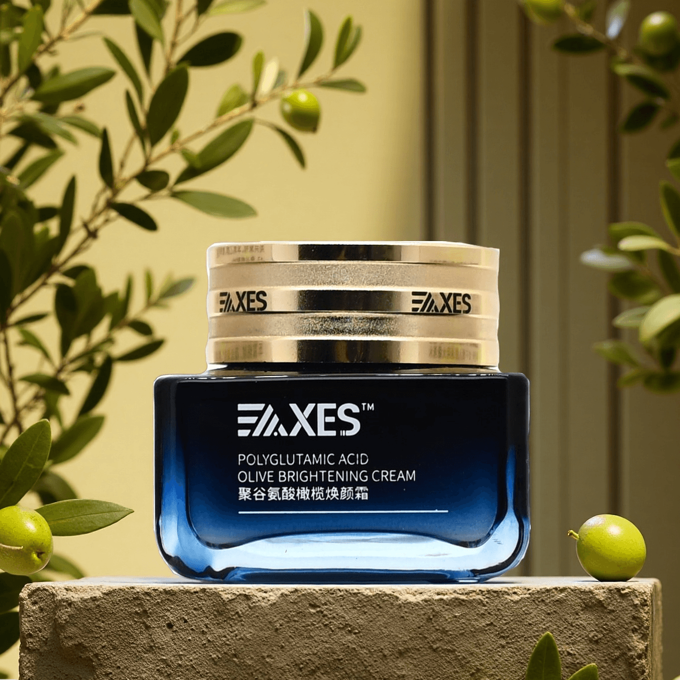 聚谷氨酸橄榄焕颜霜
POLYGLUTAMIC ACID OLIVE BRIGHTENING CREAM